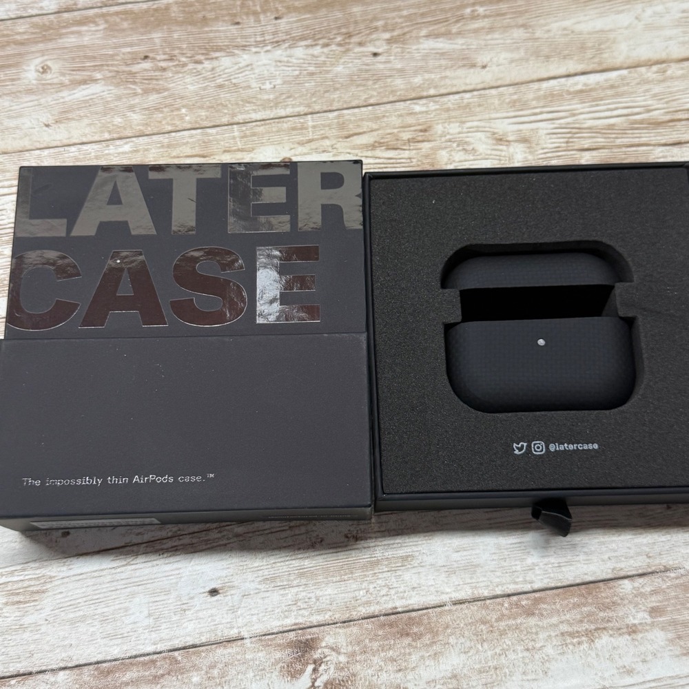Latercase AirPods Pro 2nd Gen Midnight Open Box Impossibly Thin Protective Case